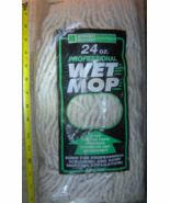 Professional 24 ounce 6&quot; wide Replacement Head WET Floor MOP 5624 Wright... - $32.11
