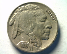 1937-D Buffalo Nickel Extra Fine / About Uncirculated XF/AU Nice Original EF/AU - $8.00