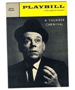 The Thurber Carnival Playbill Tom Ewell Peggy Cass Paul Ford Alice Ghost... - £11.62 GBP