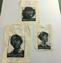 Barnes and Noble booksellers famous authors plastic shopping bags Stephe... - £19.51 GBP