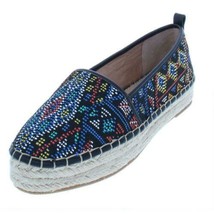 INC International Concepts Caleyy Black Multi Espadrille Shoes Size 9.5 - £22.78 GBP