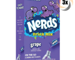3x Packs Nerds Grape Flavor On The Go Drink Mix | 6 Singles Each | .6oz - $11.27