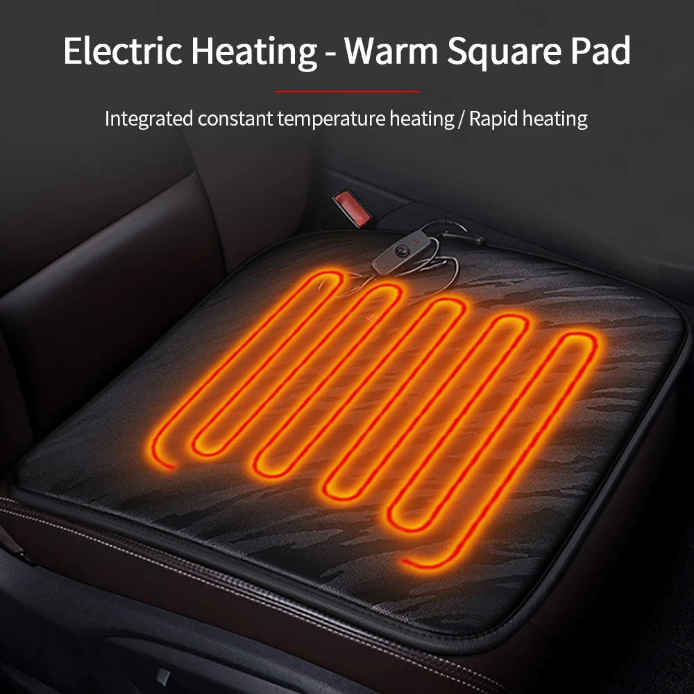 1PCS Car Seat Warmer Heating Pad Non-slip Fast-Heating Switch Control Keep Warm - £13.86 GBP