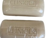 Two Clinique Mild Facial Soap Bars Travel Size 1.5 oz Sealed - £27.57 GBP