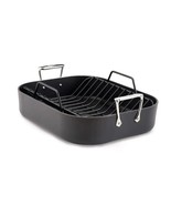 All-clad HA1 Hard Anodized Nonstick Roaster w/Rack,13&quot; x 16&quot; &amp; Pot Holders - $69.99