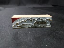Vintage 1950s 1960s Printer Press Block Car Towing Camper - $19.53
