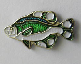 CRAPPIE FISH PAPERMOUTH STRAWBERRY FRESHWATER SPECKLED BASS LAPEL PIN 1/... - £4.49 GBP