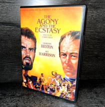 The Agony and The Ecstasy DVD 1965 Charlton Heston Rex Harrison Historical Drama - £5.97 GBP