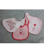 3pc Hook/Loop Bib Carter&#39;s Little Lafayette - You Make Me Happy (#BEB-1616) - $12.99