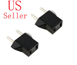 Travel Usa To Europe Power Plug Adapter Adaptor Convert Eu To Us Charger... - £11.79 GBP