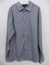 Mens Long Sleeved Cotton Dress Shirt Mossimo Sz Large Slim Fit Button Down - £7.79 GBP