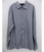 MENS LONG SLEEVED COTTON DRESS SHIRT MOSSIMO Sz Large SLIM FIT BUTTON DOWN - $9.89