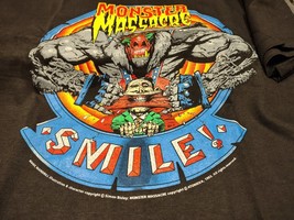 Vintage 1993 MONSTER MASSACRE &quot;SMILE&quot; T Shirt by Bisley Graphitti XL *DE... - $29.99