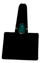 Natural Dark Blue Southwest Kingsman Turquoise Ring, 925 Sterling Silver Sz 7 - $18.54