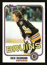 Boston Bruins Dick Redmond 1981 Topps Hockey Card # E 73 Vg - £0.39 GBP