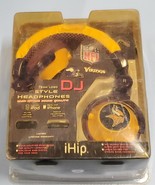 NEW SEALED iHip Minnesota Vikings Logo NFL DJ Style Headphones - £19.38 GBP