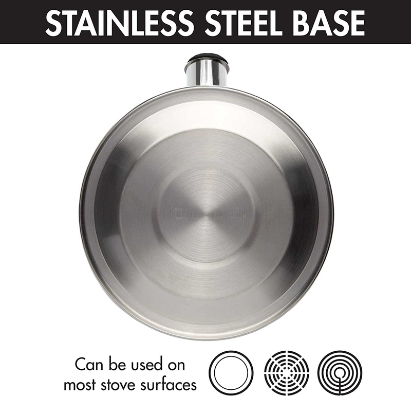 Stewart Whistling Stovetop Tea Kettle Food Grade Stainless Steel, Hot Water Fast Item image 8