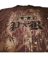 Peace Revolution Women&#39;s T-Shirt XL Brown Graphic Tee Comfort Fit Casual... - $237.76 MXN