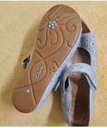 Clarks sky blue sandals for womenSize 6(uk) - £23.78 GBP