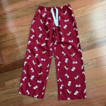 Gap Kids Girls Red Dog Sleep Pants PJs Sleepwear Dogs in Hats and Scarve... - £7.77 GBP