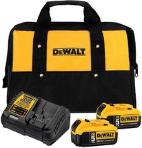 Dewalt 20V Max Battery Charging Kit, Includes 2 Batteries, 5Ah,, Dcb205-2Ck - £147.86 GBP