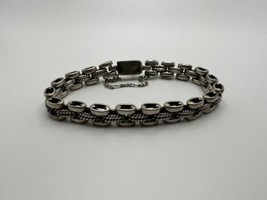 Vintage Heavy Sterling Silver Silpada Chunky Chain Bracelet 7.5”x 8mm BrB6 - £105.98 GBP