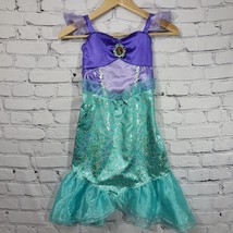 Disney Little Mermaid Girls Fantasy Play Costume Dress Size 4-6X Jakks Pacific - $14.84