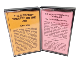 The Mercury Theatre Show Radio Spirits Inc. Radio Broadcast Audio Cassettes - $9.89