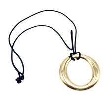 Tiffany &amp; Co 18k Yellow Gold Elsa Peretti Medium 35mm Sevillana Necklace - $2,750.00
