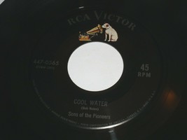 Sons Of The Pioneers Cool Water Tumbling Tumbleweeds 45 Rpm Record RCA L... - $14.99