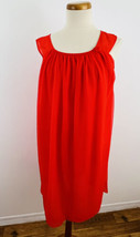 Vintage Hollywood Vasserette Women&#39;s Women&#39;s S Red Nylon Nightgown Short... - £29.89 GBP