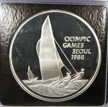 1988 Cayman Islands $5 &quot;Seoul Olympics&quot; .925 Fine ICG PR69 DCAM Coin AK54 - £46.32 GBP