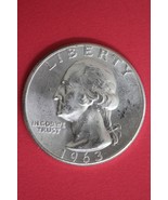 1963 Uncirculated Type B Reverse George Washington Quarter Exact Coin OC... - $25.44 CAD