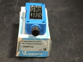 WENGLOR LN89PA2 RETRO REFLECTIVE SENSOR 10-30VDC  - $139.50