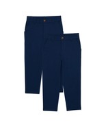Wonder Nation Boys School Uniform Flat Front Pants Sizes 12 slim &amp; Husky - $277.32 MXN