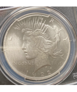 United States Peace Silver Coin 1922 Silver Dollar PCGS Rating Coin - $77.50