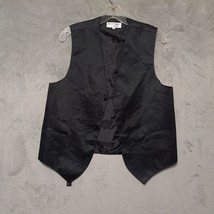 Vesuvio Napoli Mens Black Dress Vest S - £29.80 GBP