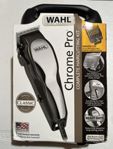 Wahl Chrome Pro Corded Men Hair Clippers Complete Home Barber HairCuttin... - $49.49