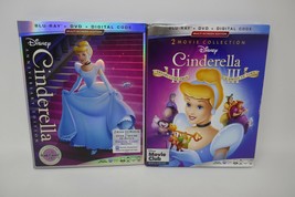 Disney Cinderella &amp; Cinderella Ii / Cinderella Iii (Blu-Ray,DVD,DIGITAL) New - £39.33 GBP