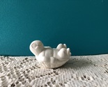 W7 - Small Turtle on His Back Ceramic Bisque Ready-to-Paint - $1.50
