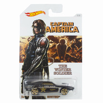 Yr 2015 Hot Wheels Captain America 1:64 Die Cast Car 5/8 Winter Soldier Rivited - £15.68 GBP