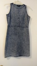 Derek Heart Juniors Cotton Blend Sleeveless denim Light Blue dress M         001 - £9.78 GBP