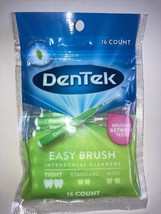 Dentek Easy Brush Fresh Mint Tight Interdental Cleaners 16 Each - £16.89 GBP