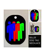 Billie Eilish Blohsh Dog Tag Necklace - $11.71