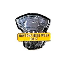 Daytona Bike week Pin 2017 New NIP HOG Harley Davidson 1.5" - $8.82