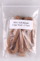 Crepe Wool Hair 36 Inch - LARGE - Ash Blonde - For Theater Makeup, Dolls... - $13.95