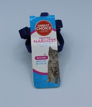 Grreat Choice - Kitten Harness - 8-12 IN - Blue - $6.79
