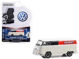 1969 Volkswagen Type 2 Panel Van White with Black and Red Stripes &quot;Hurst Shif... - £15.76 GBP