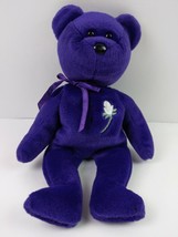 Ty The Beanie Babies Collection Purple &quot;Princess&quot; The Diana Bear  1997 T... - $24.74
