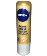 Nivea A Kiss Of Milk &amp; Honey Soothing Lip Care Moisturizer (Sealed/Disco... - $376.00 MXN